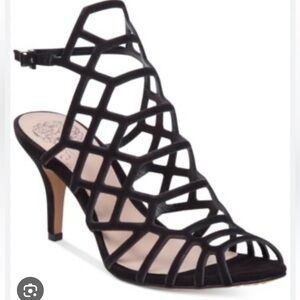 Vince Camuto Black Strappy Sandals